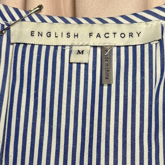 English Factory Blue & White Striped Tank Top - Picture 5 of 5